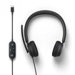 A Photo Of Microsoft Modern USB-C Wired On-Ear Headset for Business