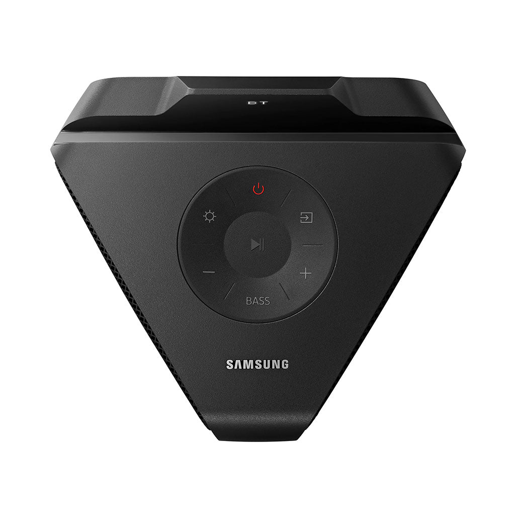 A Photo Of Samsung MX-T40 Sound Tower 300W High Power Audio System – Bi-Directional Speakers, LED Lights, Bluetooth Connectivity