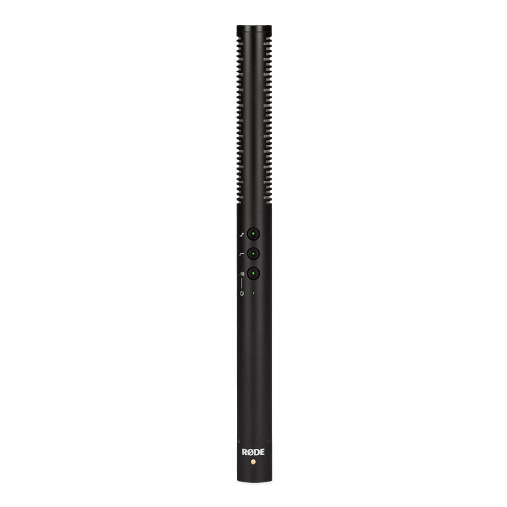 A Photo Of Rode NTG4+- Dual-Powered Professional Shotgun Microphone with Rechargeable Battery and High-Frequency Boost