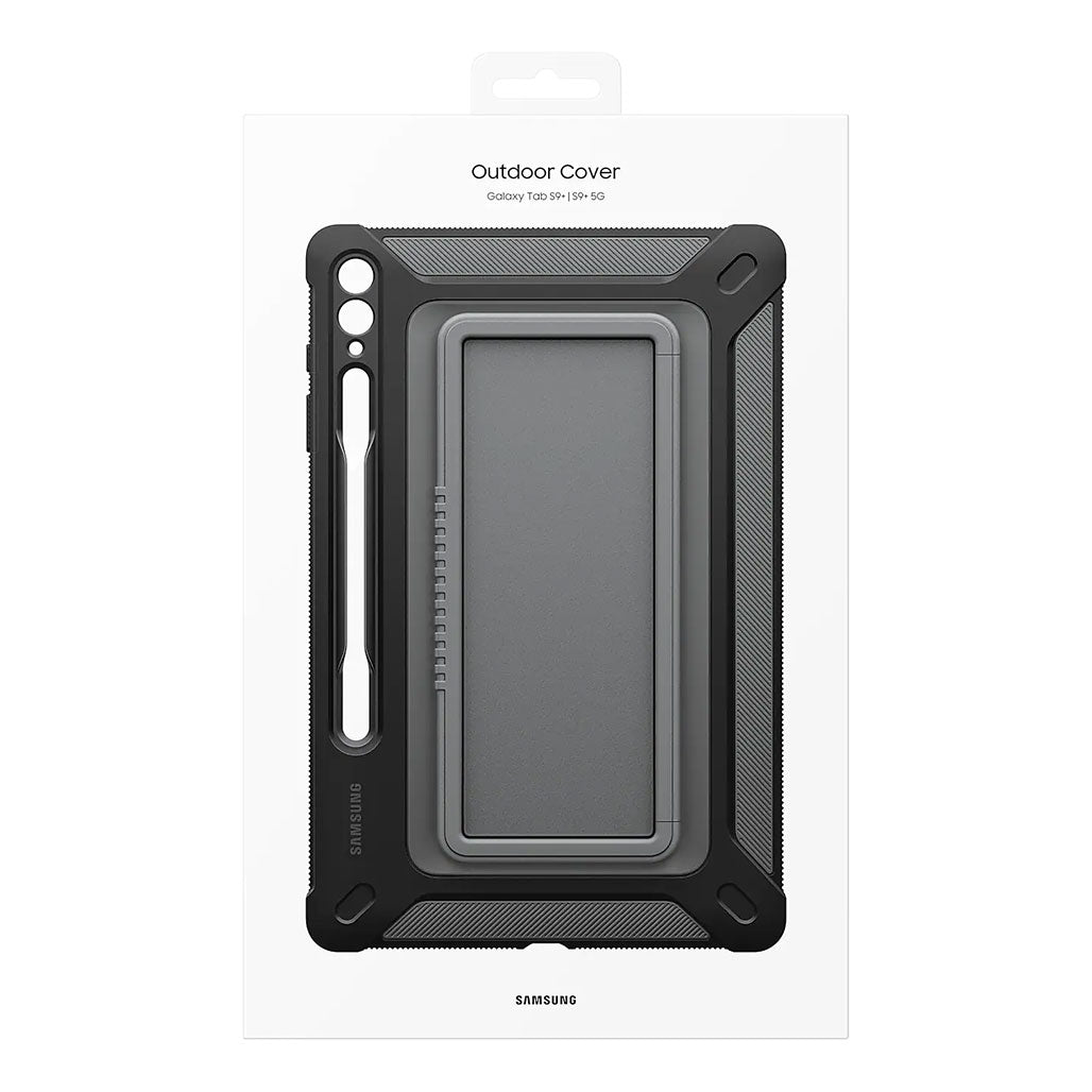 A Photo Of Samsung Outdoor Cover for Galaxy Tab S9+ – Rugged Protection with Versatile Stand and S Pen Holder