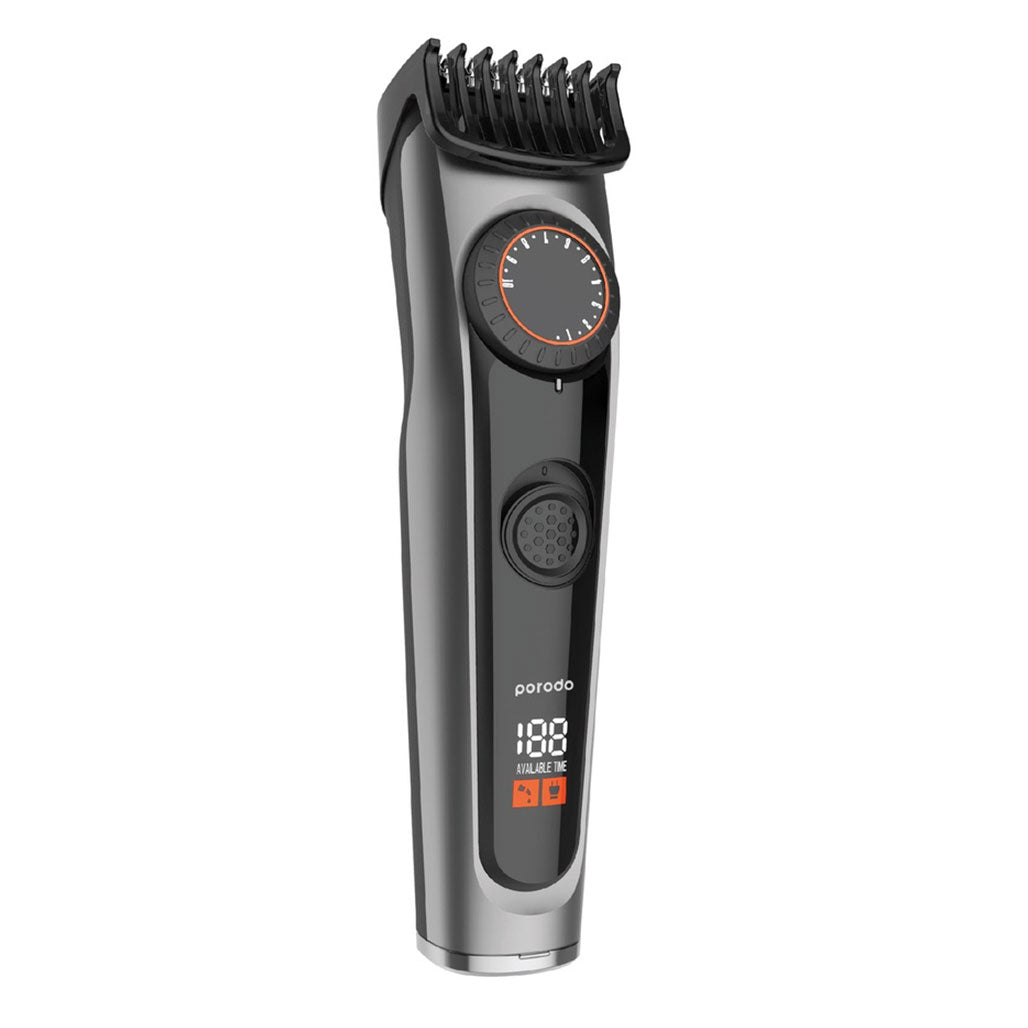 A Photo Of Porodo High-Precision Beard Trimmer With Digital Display