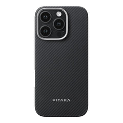 A Photo Of Pitaka Classic Ultra-Slim Case for iPhone 16 Pro Max – Lightweight Aramid Fiber Protection with Magnetic Integration