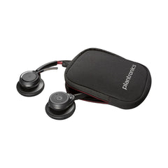 A Photo Of Poly Voyager Focus UC Stereo Bluetooth Headset | Noise-Free, Immersive Audio Experience