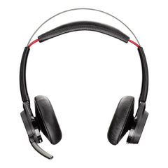 A Photo Of Poly Voyager Focus UC Stereo Bluetooth Headset | Noise-Free, Immersive Audio Experience