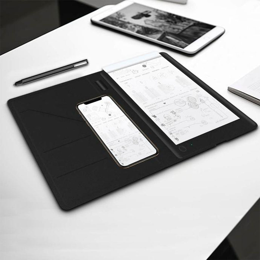 A Photo Of Porodo PD-SWNB-BK Smart Writing Notebook with Pen - Gray