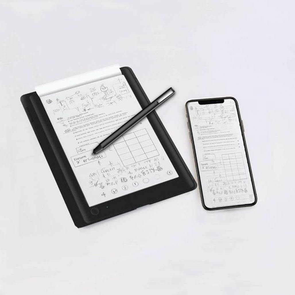 A Photo Of Porodo PD-SWNB-BK Smart Writing Notebook with Pen - Gray
