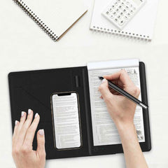 A Photo Of Porodo PD-SWNB-BK Smart Writing Notebook with Pen - Gray