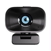 Powerology 1080P FHD Conference Webcam with Tripod, Dual MIC, and AI Noise Reduction