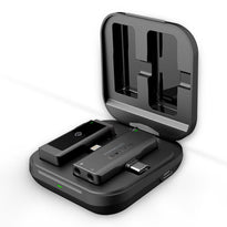 Powerology PWMICBK MFI Dual Connector Wireless Lavalier Microphone - Compatible with iPhone & iPad
