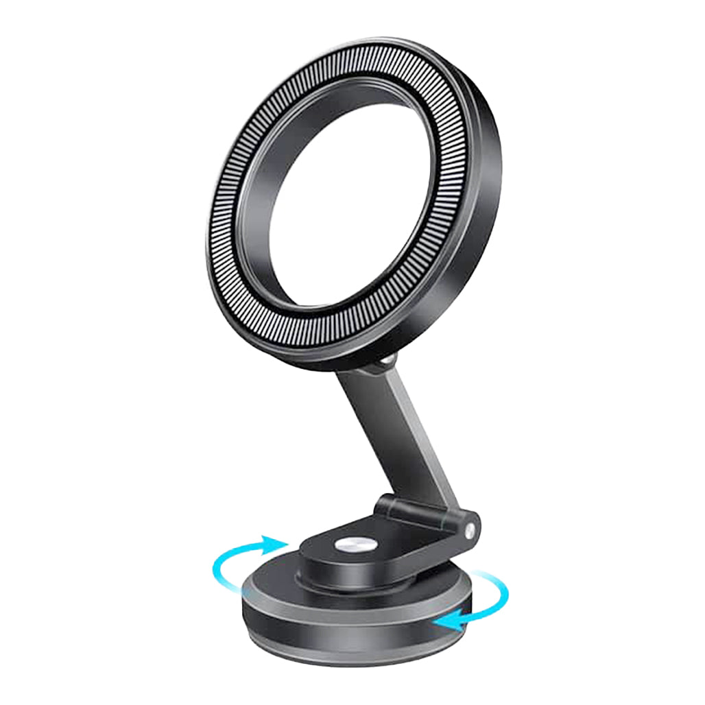 A Photo Of Promate MagGrip 360˚ Foldable Magnetic Ring Smartphone Holder – Compact & Rotatable Design with Magsafe Compatibility
