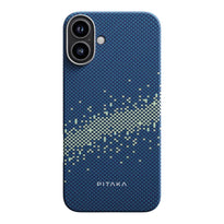 Pitaka StarPeak Tactile Woven Case for iPhone 16 - Milky Way Galaxy