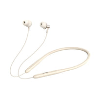 Baseus Bowie P1x Neckband Wireless Earphones - Bluetooth 5.3, IPX4 Waterproof, 25-Hour Battery Life, Ultra-Low Latency - White