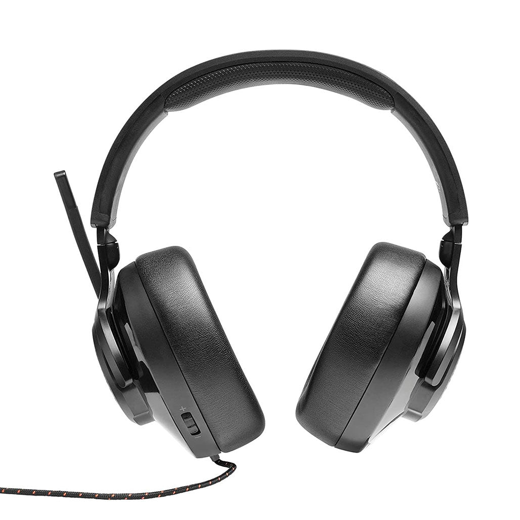 A Photo Of JBL Quantum 300 Wired Gaming Headset – Immersive Sound with JBL QuantumSURROUND™ and Voice Focus Boom Mic