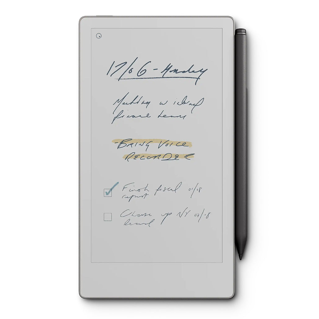 A Photo Of reMarkable Paper Pro Move with Marker Plus