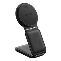 Baseus C02 PrimeTrip Magnetic Wireless Charging Car Phone Holder - 15W Qi2 MagSafe, Foldable Dashboard Mount, 360° Adjustable, Gray