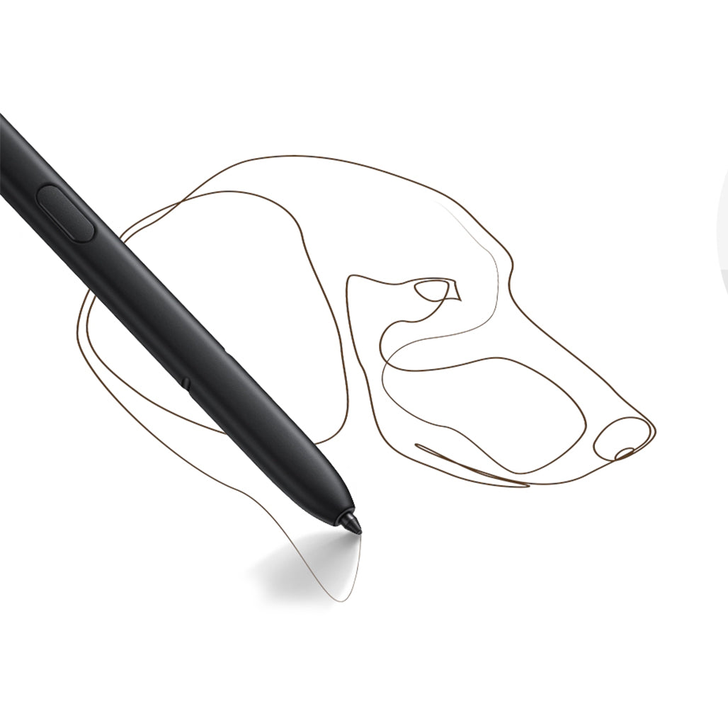 A Photo Of Samsung Galaxy S23 Ultra S Pen – Phantom Black | Precision Stylus with Bluetooth Control