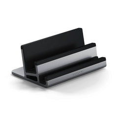 A Photo Of Satechi Dual Vertical Laptop Stand - Premium Vertical Dock for MacBook, iPad, Tablets, and Smartphones