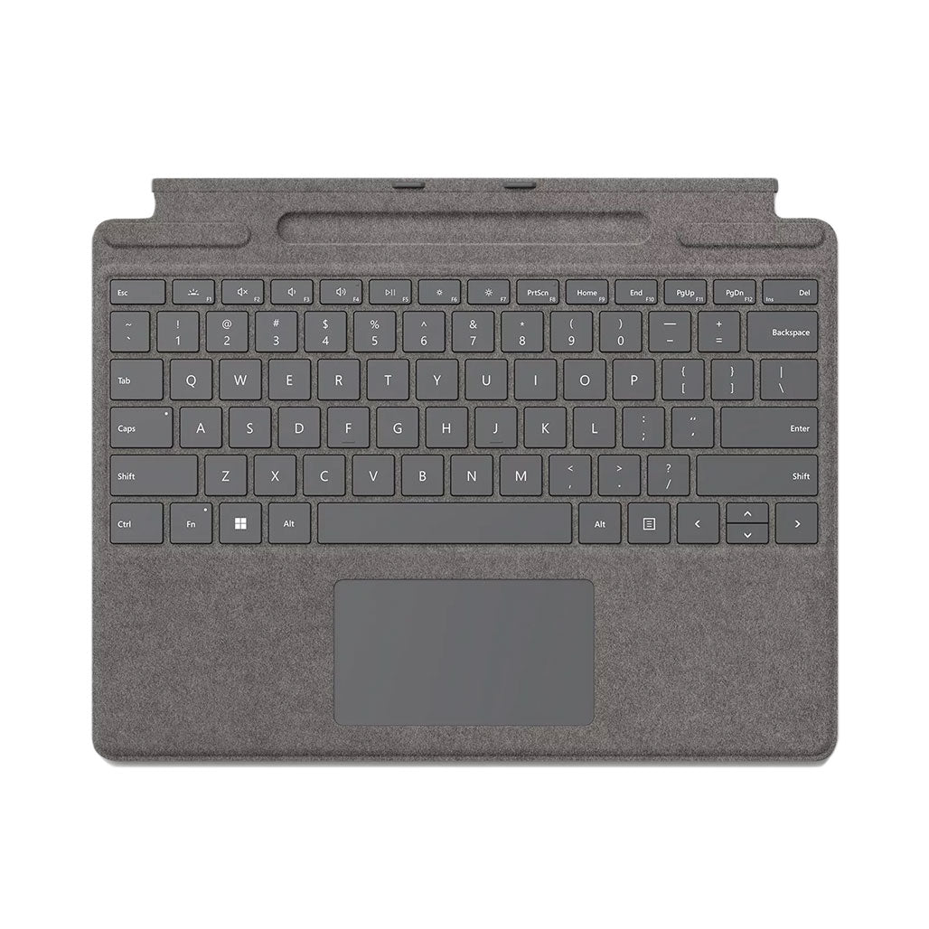 A Photo Of Microsoft Surface Pro Signature Keyboard for Surface Pro 8, 9, and Surface Pro X | Alcantara Material | Magnetic Interface