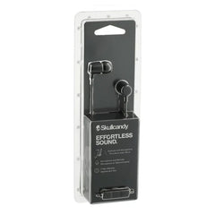 A Photo Of Skullcandy Jib In-Ear Earbuds with Microphone - Black | Supreme Sound, Noise Isolation, Comfortable Fit