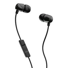 A Photo Of Skullcandy Jib In-Ear Earbuds with Microphone - Black | Supreme Sound, Noise Isolation, Comfortable Fit