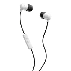 A Photo Of Skullcandy Jib In-Ear Earbuds with Microphone - White | Supreme Sound, Noise Isolation, Comfortable Fit
