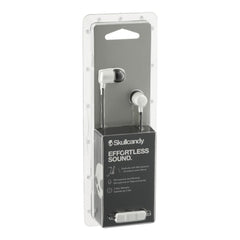 A Photo Of Skullcandy Jib In-Ear Earbuds with Microphone - White | Supreme Sound, Noise Isolation, Comfortable Fit