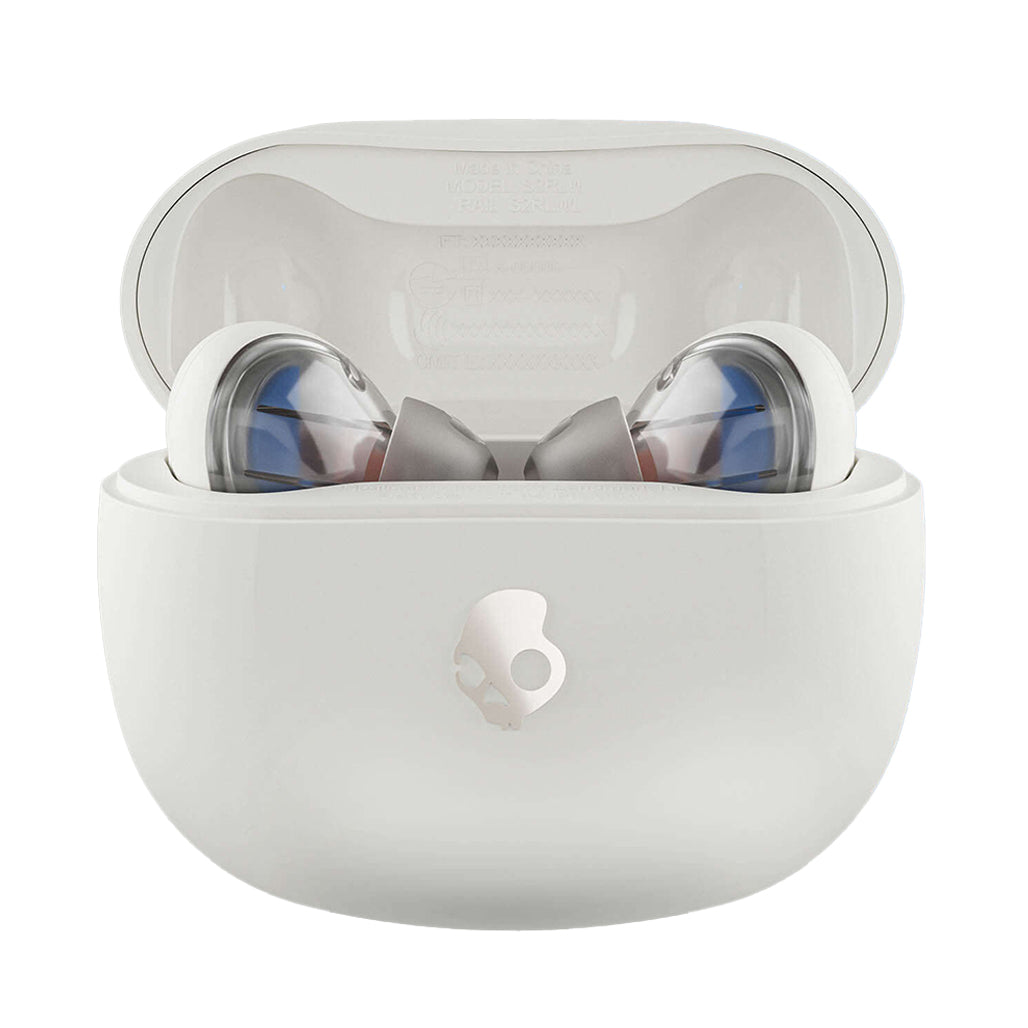A Photo Of Skullcandy Rail True Wireless Earbuds - White | High-Performance, All-Day Audio
