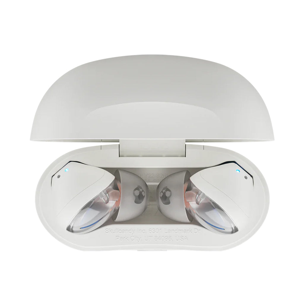 A Photo Of Skullcandy Rail True Wireless Earbuds - White | High-Performance, All-Day Audio