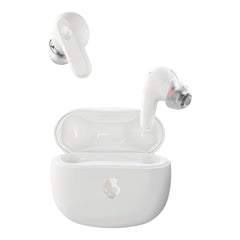 A Photo Of Skullcandy Rail True Wireless Earbuds - White | High-Performance, All-Day Audio