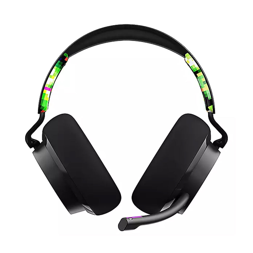 A Photo Of Skullcandy SLYR Pro Over-Ear Noise Cancelling Headphones - Green DigiHype | 50mm Drivers, Clear Voice Smart Mic, USB-C & 3.5mm