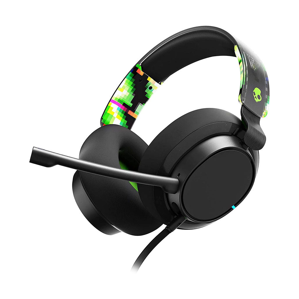 A Photo Of Skullcandy SLYR Pro Over-Ear Noise Cancelling Headphones - Green DigiHype | 50mm Drivers, Clear Voice Smart Mic, USB-C & 3.5mm