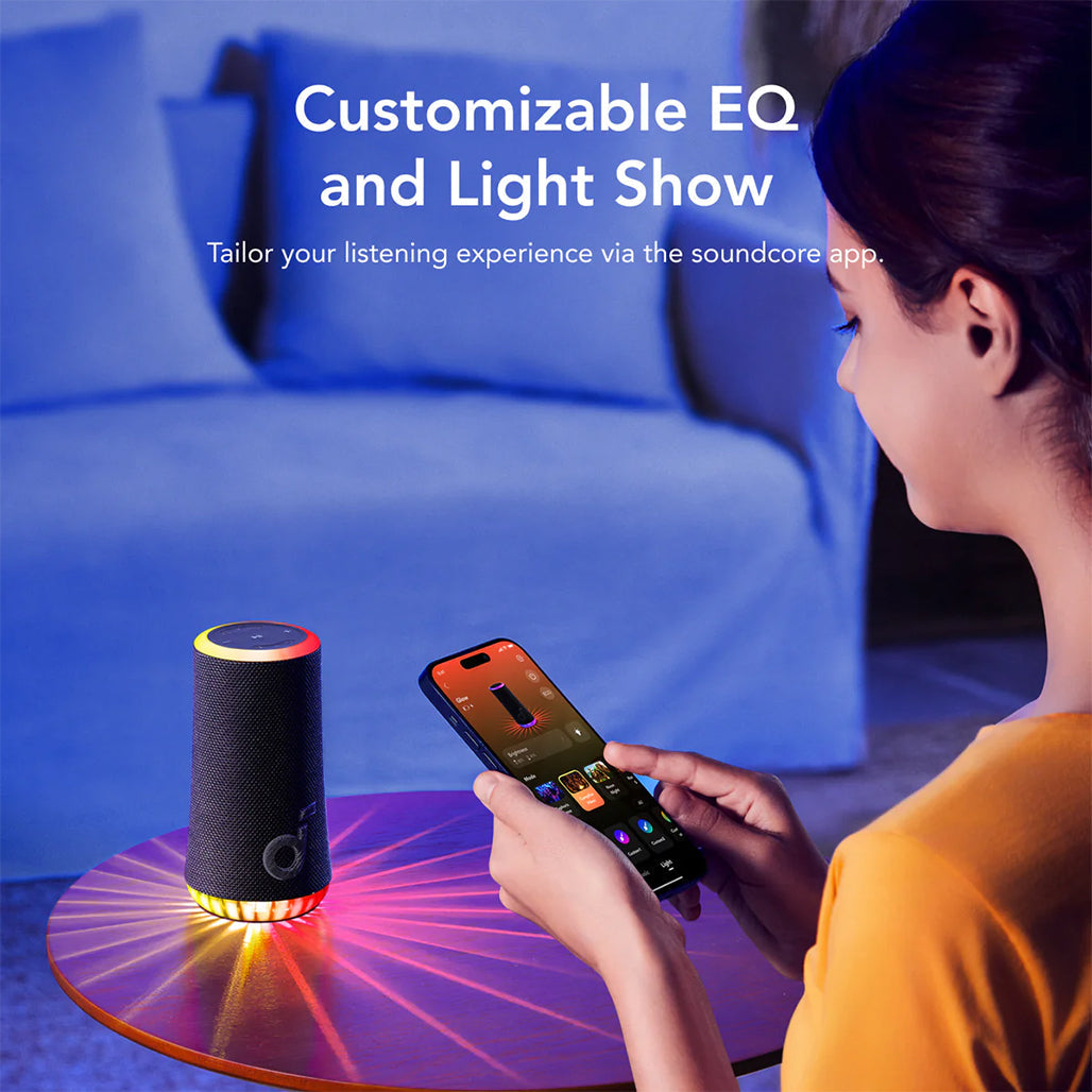 A Photo Of Anker Soundcore Glow - Portable Bluetooth Speaker