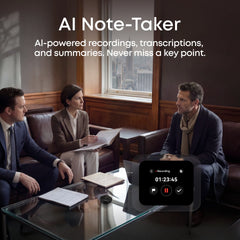 A Photo Of Anker Liberty 5 Pro Max - AI Note-Taker Smart Screen Earbuds