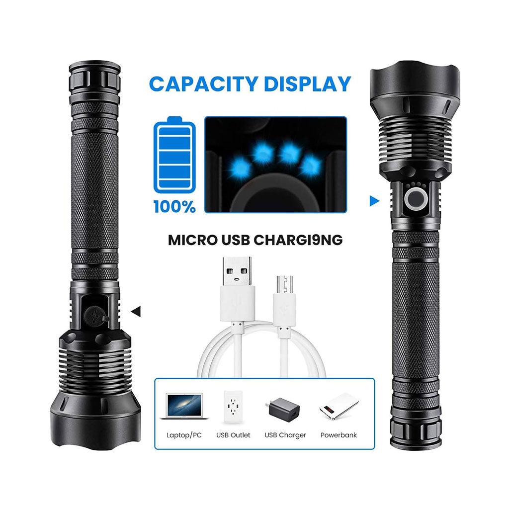 A Photo Of Super Light Rechargeable Flashlight