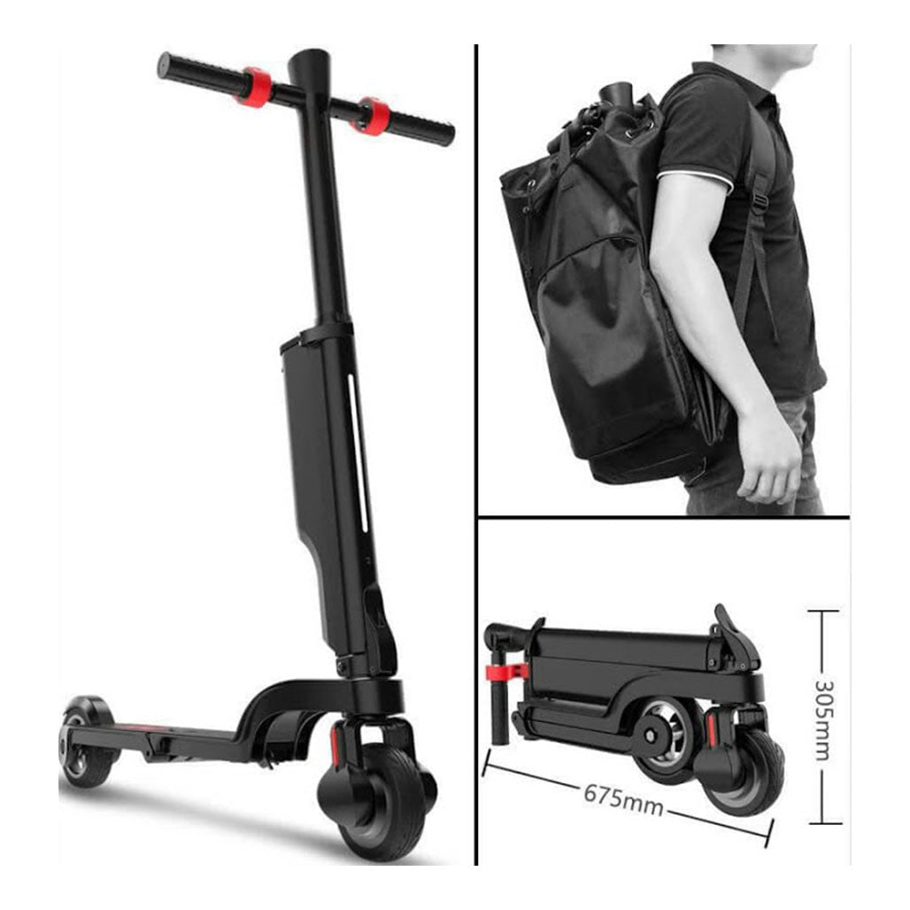 A Photo Of Switch Foldable Backpack E-Scooter