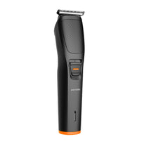 Porodo Wide T-Blade Beard Trimmer with 4 Combs – Corded/Cordless, 2-Hour Battery Life, Stainless Steel Blades
