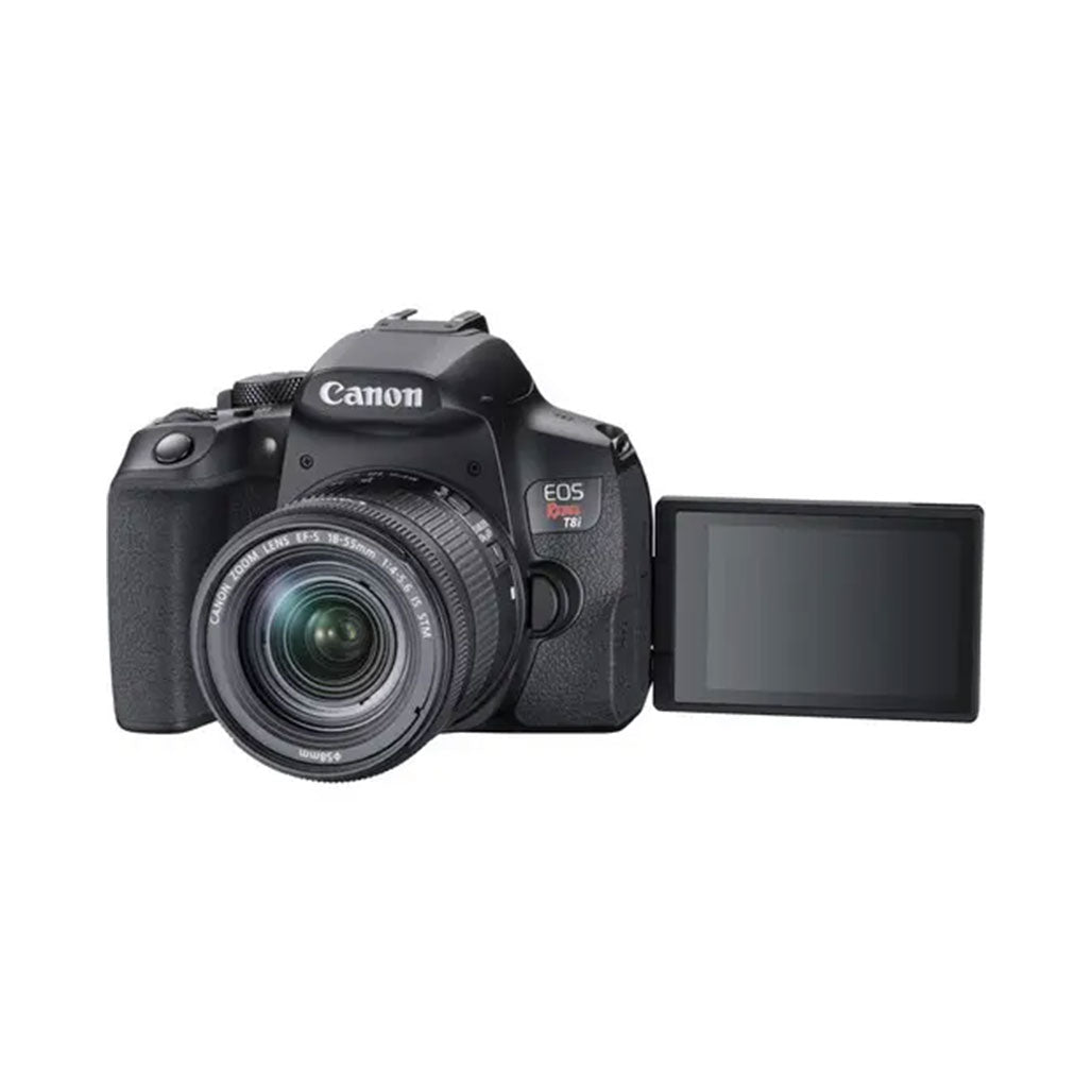 A Photo Of Canon EOS Rebel T8i (EOS 850D) DSLR Camera with 18-55mm Lens – 24.1MP, 4K Video, Dual Pixel AF