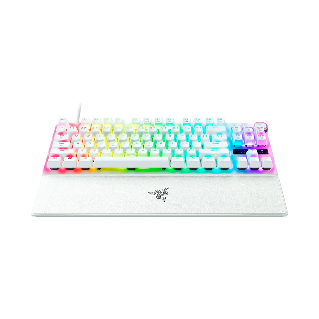 A Photo Of Razer Huntsman V3 Pro Tenkeyless - US - Black | RZ03-04980100-R3M1 - Advanced Mechanical Gaming Keyboard with Analog Optical Switches