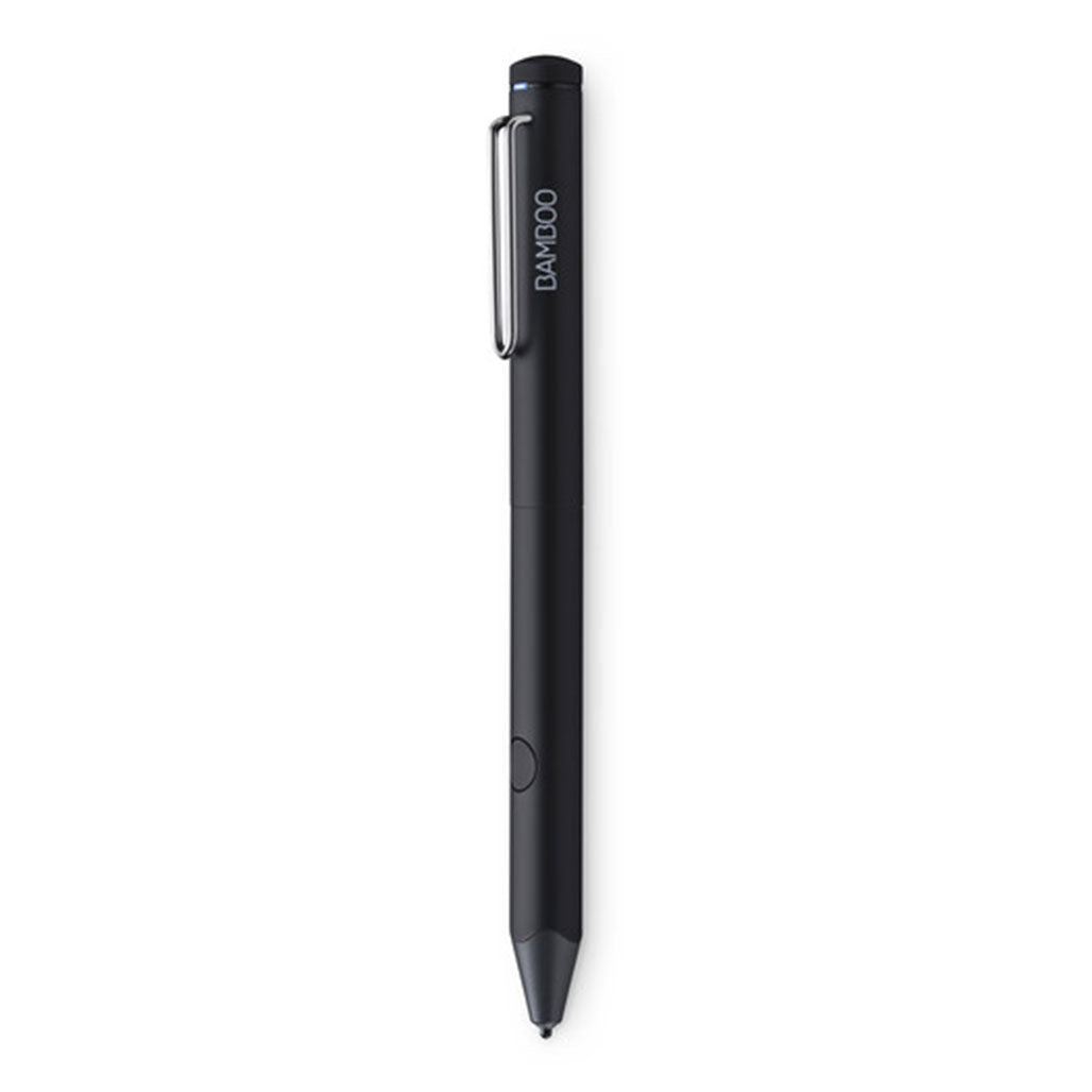 A Photo Of Wacom Bamboo Fineline 3 Stylus - Black | Bluetooth 4.0, 1024 Levels of Sensitivity, Replaceable Tip