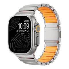 A Photo Of A-Case Titanium Magnetic Watch Band for Apple Watch Ultra 3