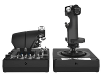 Logitech 945-000059 X56 H.O.T.A.S. RGB Throttle and Stick Simulation Controller - Advanced Military-Grade Flight Control
