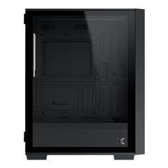 A Photo Of Xigmatek Lux G - Black Metal Grey ATX Case