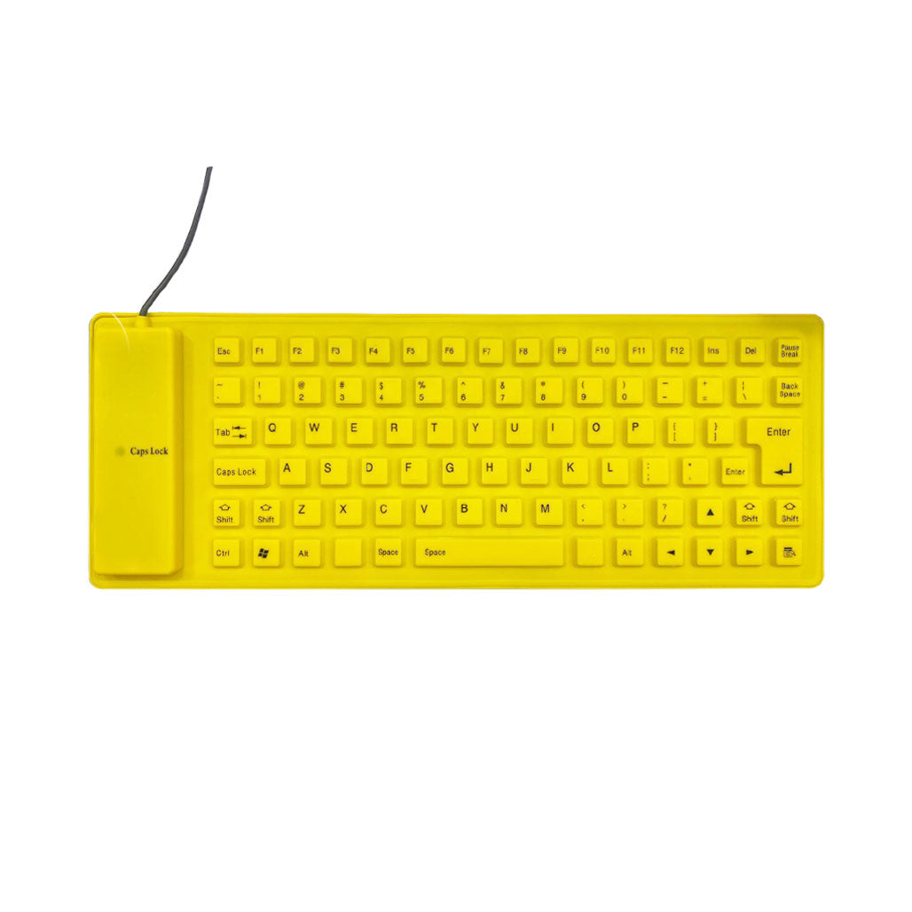 A Photo Of Flexible Wired keyboard