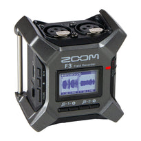 Zoom F3 32-Bit Float Field Audio Recorder with Dual A/D Converters, XLR Inputs, and 192 kHz WAV Recording