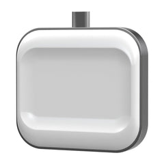 A Photo Of Porodo Wireless Charger PD-WA2N1C-GY - Dual-Dock for Apple Watch & AirPods, Gray