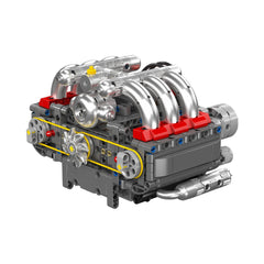 A Photo Of Mould King Motorized Flat-6 Engine Model Building Toy Set - 609 Pieces - 10193