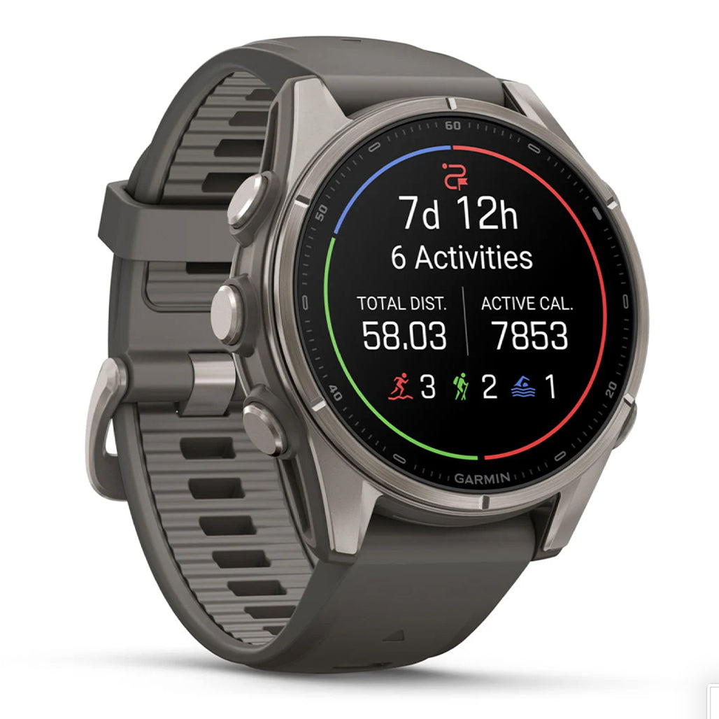 A Photo Of Garmin fēnix 9 - 43mm, AMOLED GPS Multisport Smartwatch