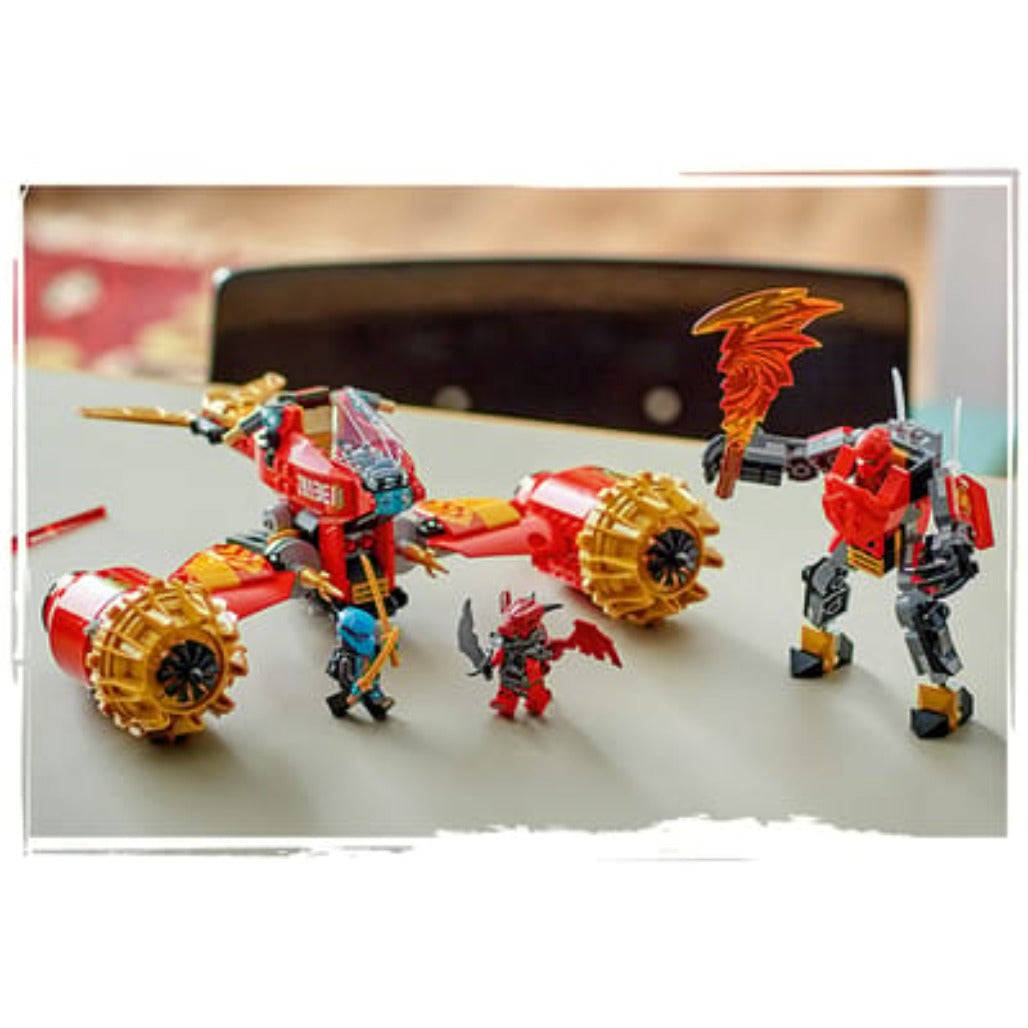 A Photo Of LEGO Kai's Mech Storm Rider - 333 Pieces - 71830