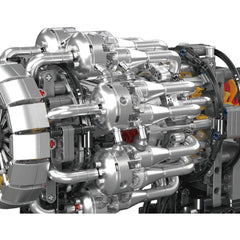 A Photo Of Mould King Motorized Turbojet Engine Mechanical Model Building Toy Set - 1214 Pieces - 10216