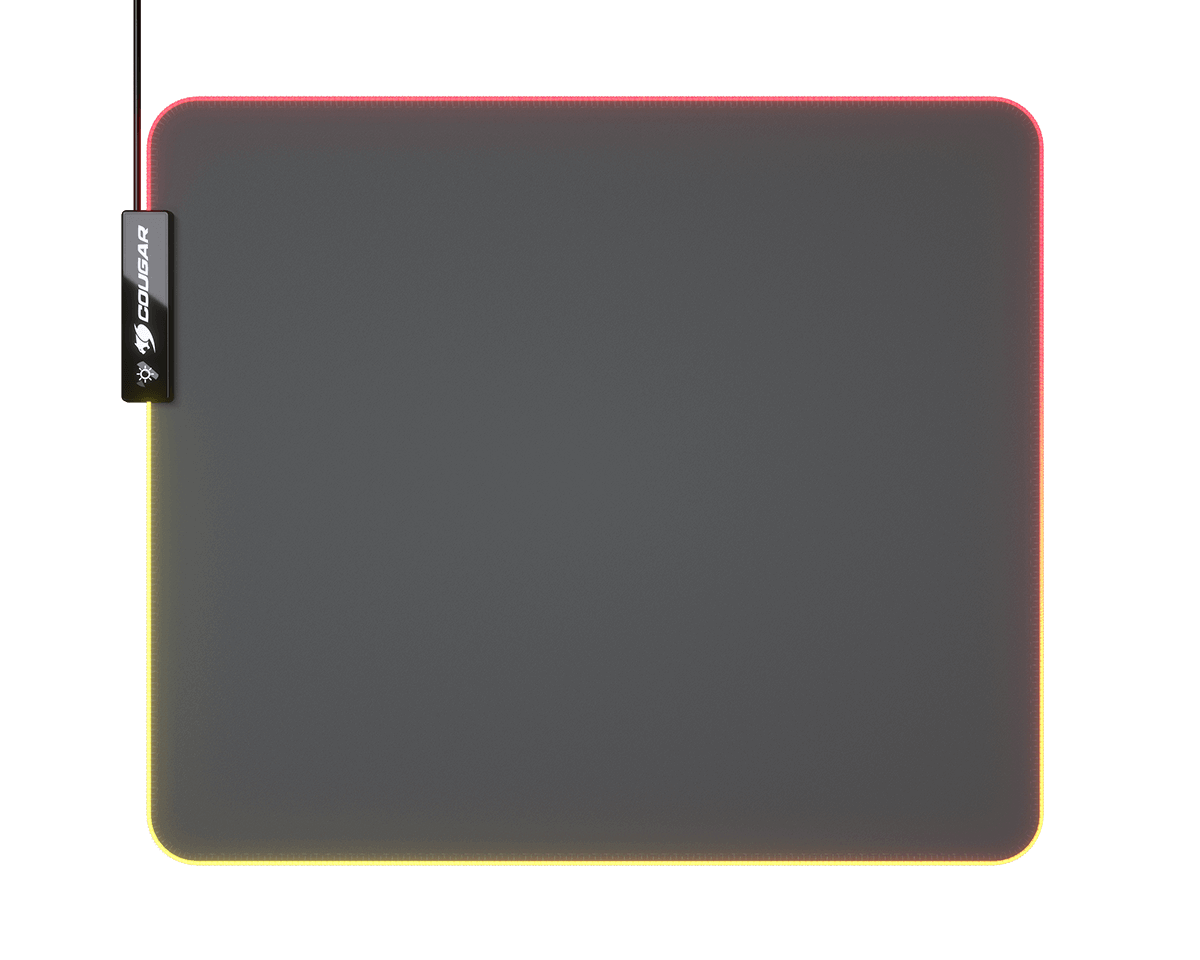 A Photo Of Cougar Neon RGB Gaming Mouse Pad – Enhanced Grip with Customizable Lighting Effects